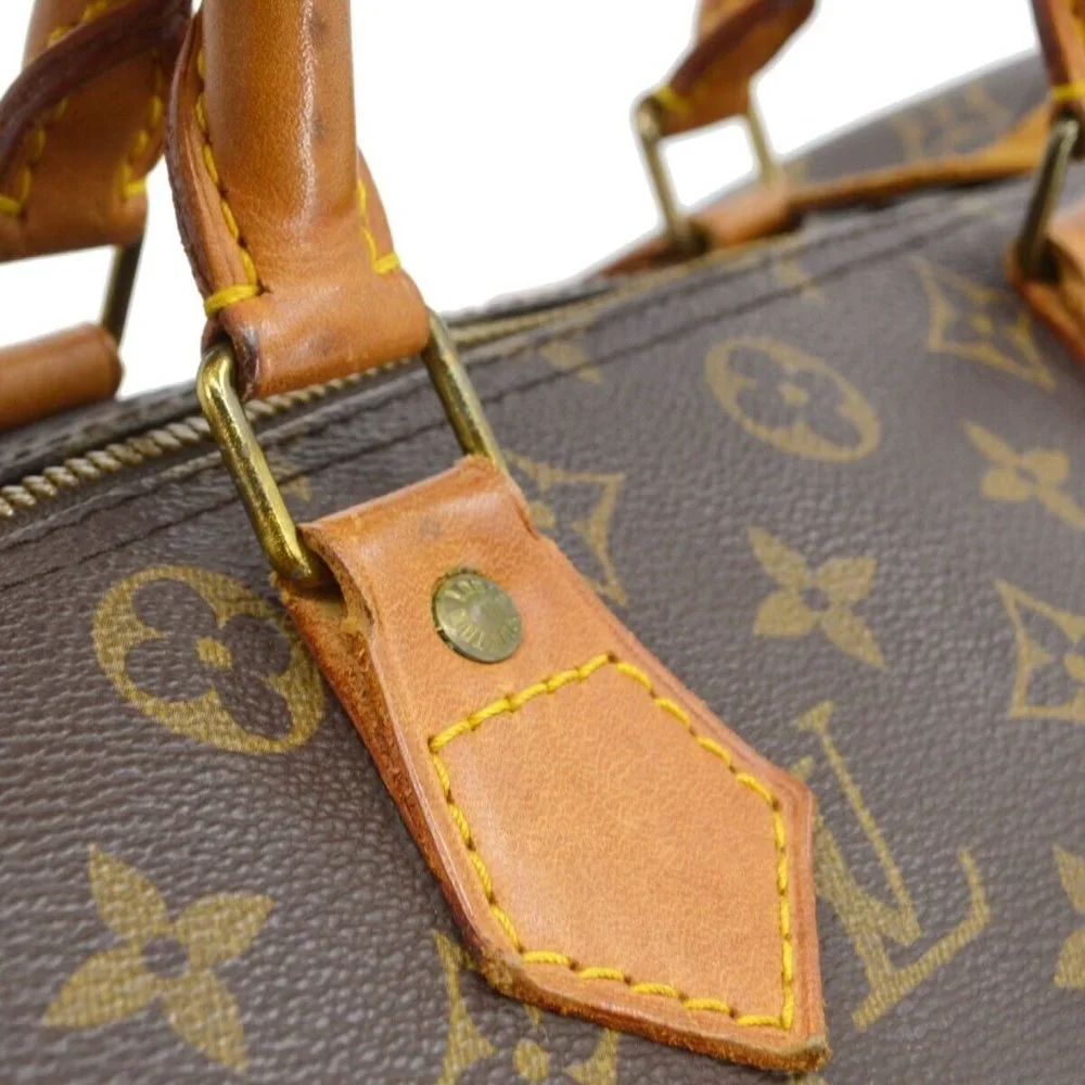 Louis Vuitton Brown Monogram Speedy 30 Top-Handle Bag